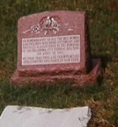 [Marker in memory of Oklahoma victims]